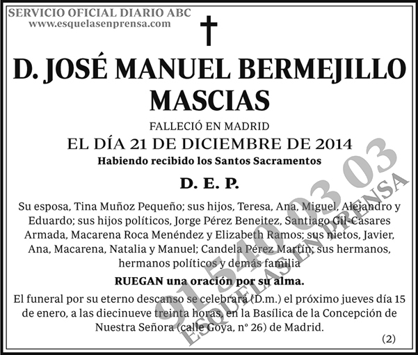 José Manuel Bermejillo Mascias